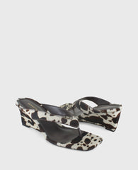 Kenneth Cole Shop Susannah Brown Calf Hair Wedge Sandal | Kenneth Cole