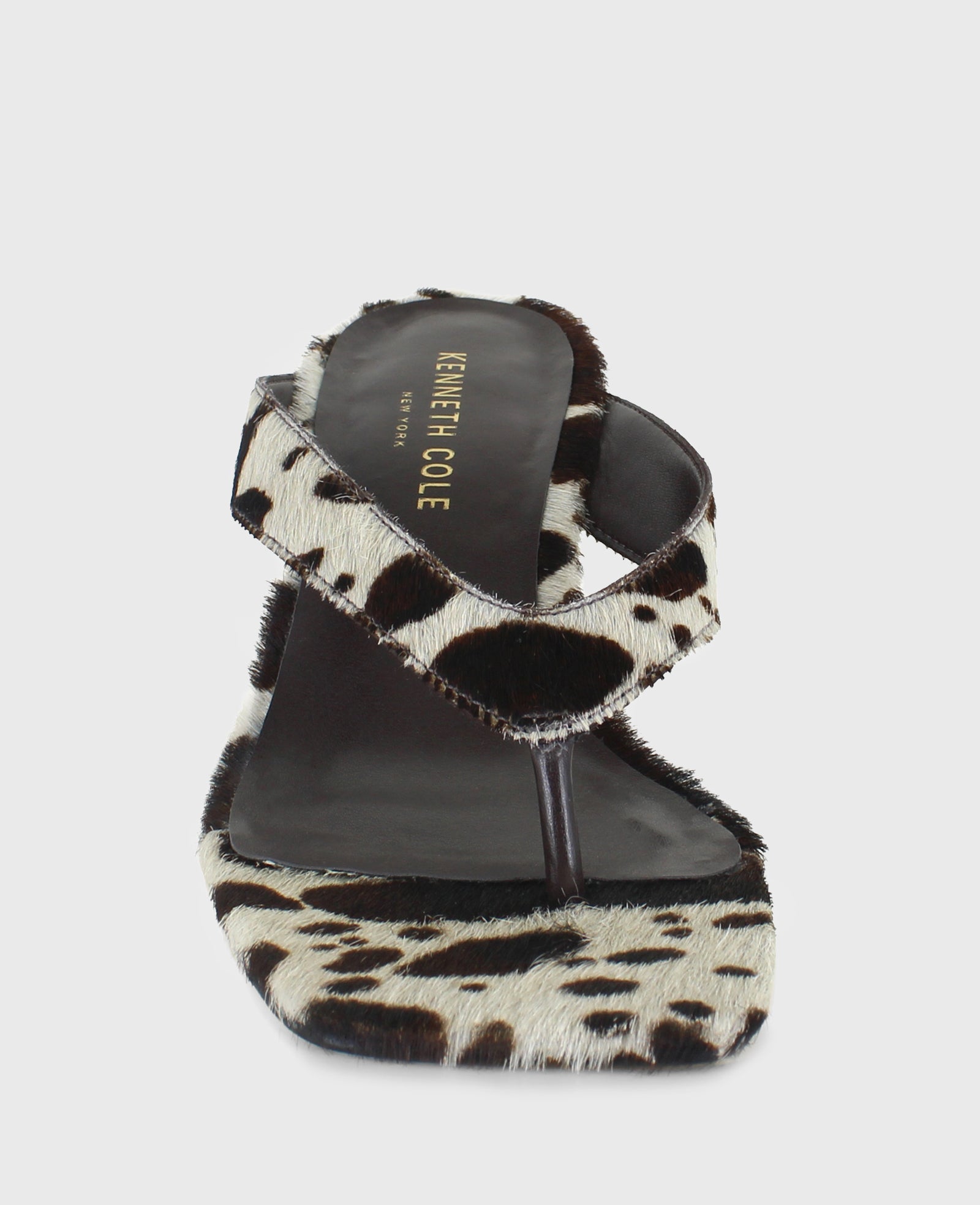 Kenneth Cole Shop Susannah Brown Calf Hair Wedge Sandal | Kenneth Cole
