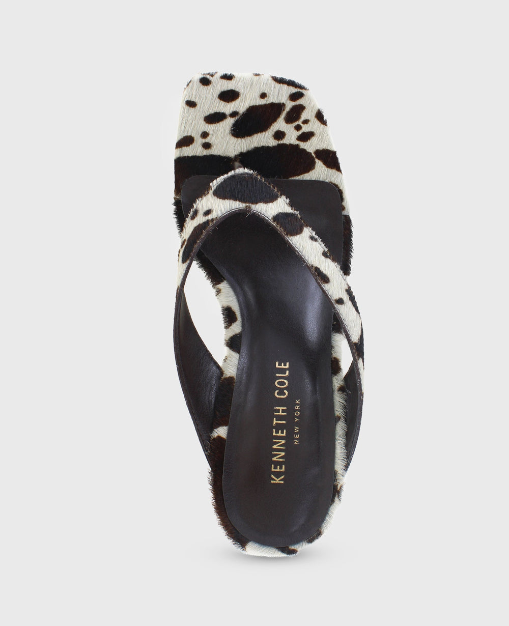 Kenneth Cole Shop Susannah Brown Calf Hair Wedge Sandal | Kenneth Cole