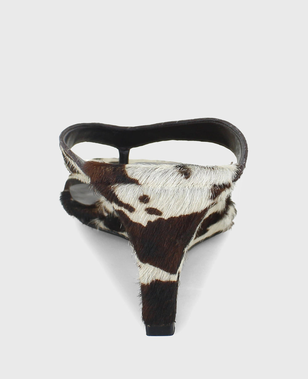 Kenneth Cole Shop Susannah Brown Calf Hair Wedge Sandal | Kenneth Cole