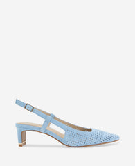 Kenneth Cole Marbella Perforated Suede Slingback Heel