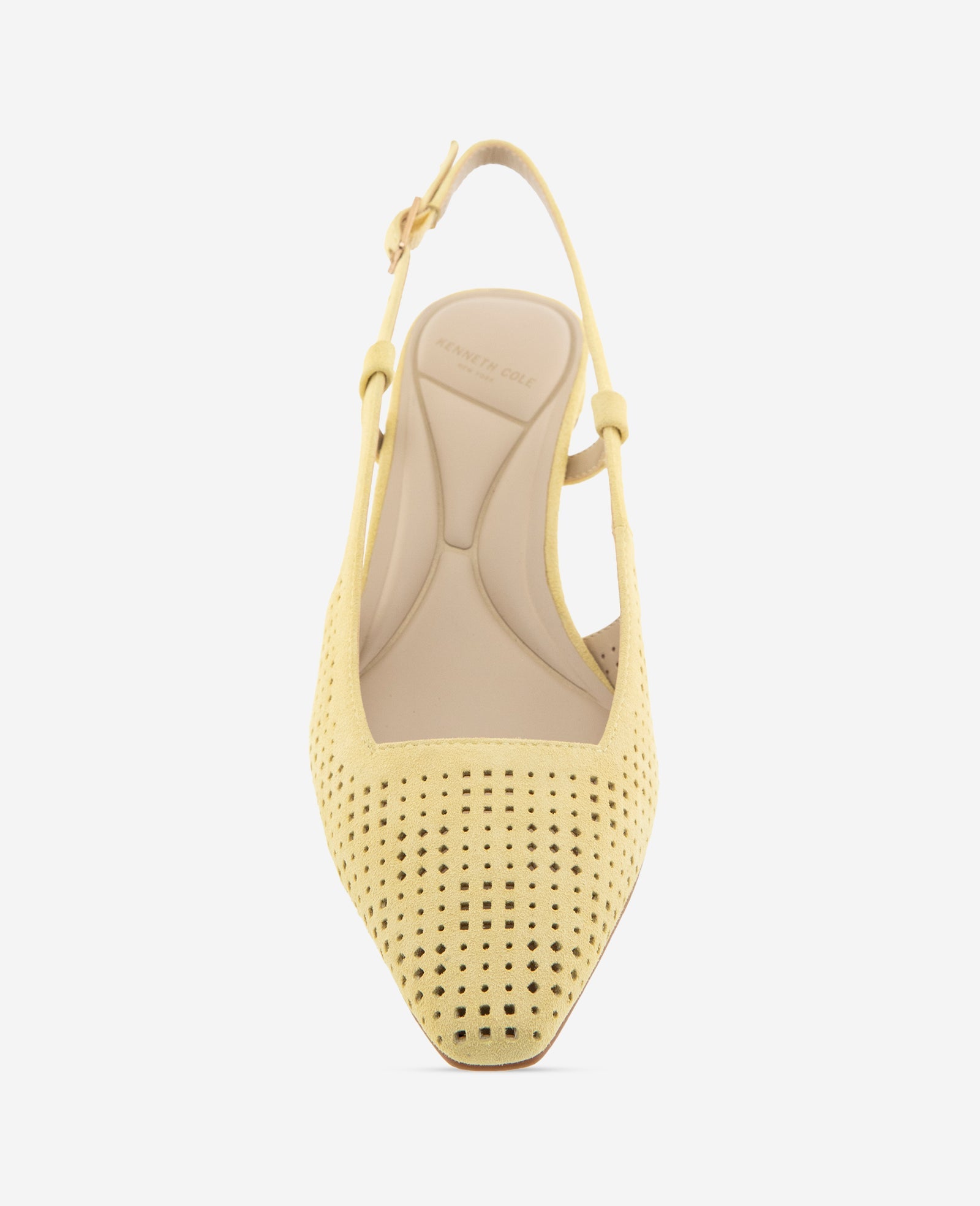Kenneth Cole Marbella Perforated Suede Slingback Heel