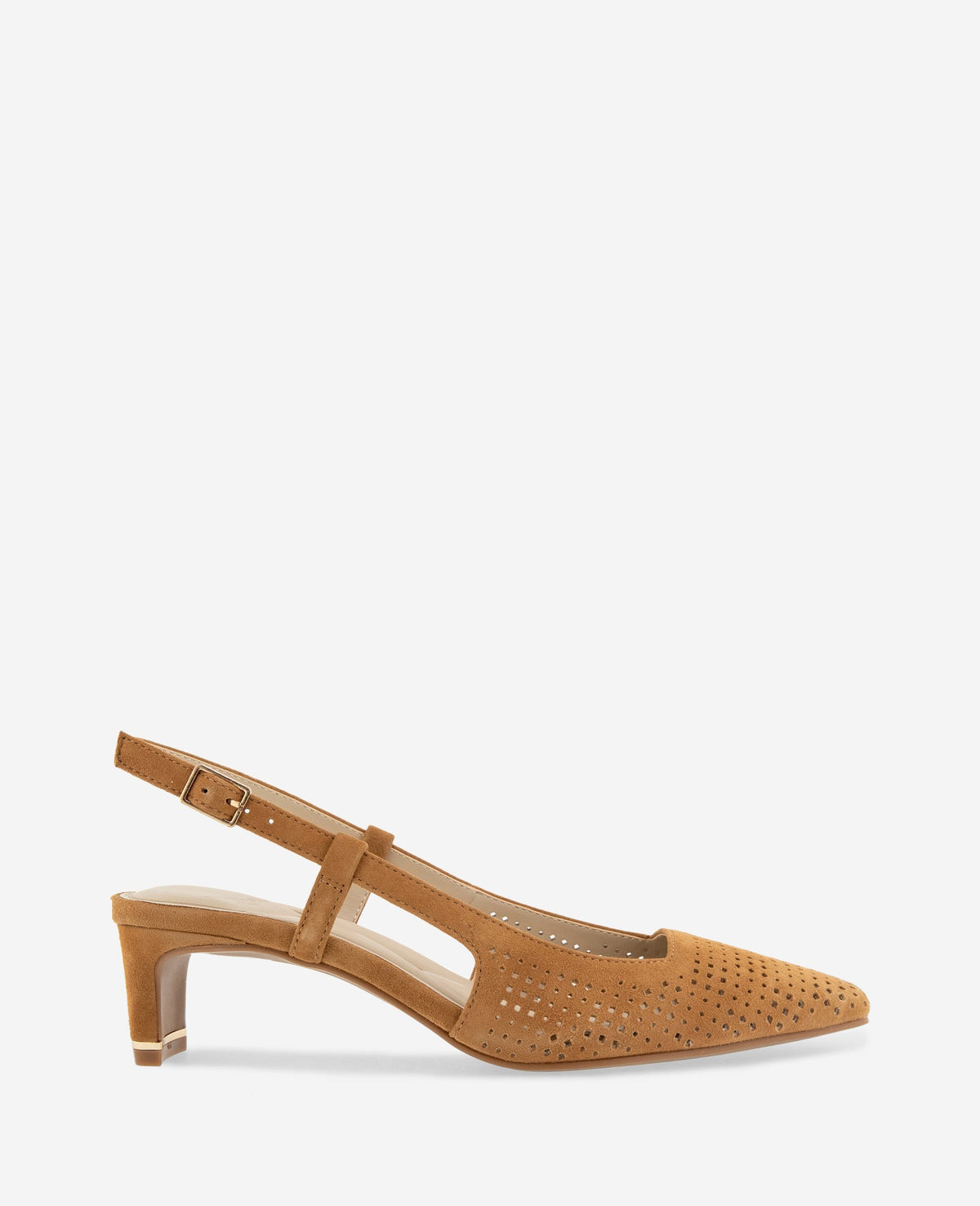 Kenneth Cole Marbella Perforated Suede Slingback Heel