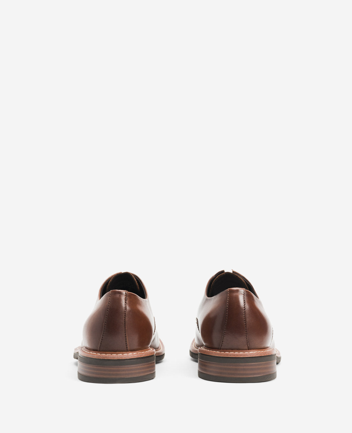 Kenneth Cole Klay Cognac Oxfords – Vegan Leather & Flex Comfort | KC