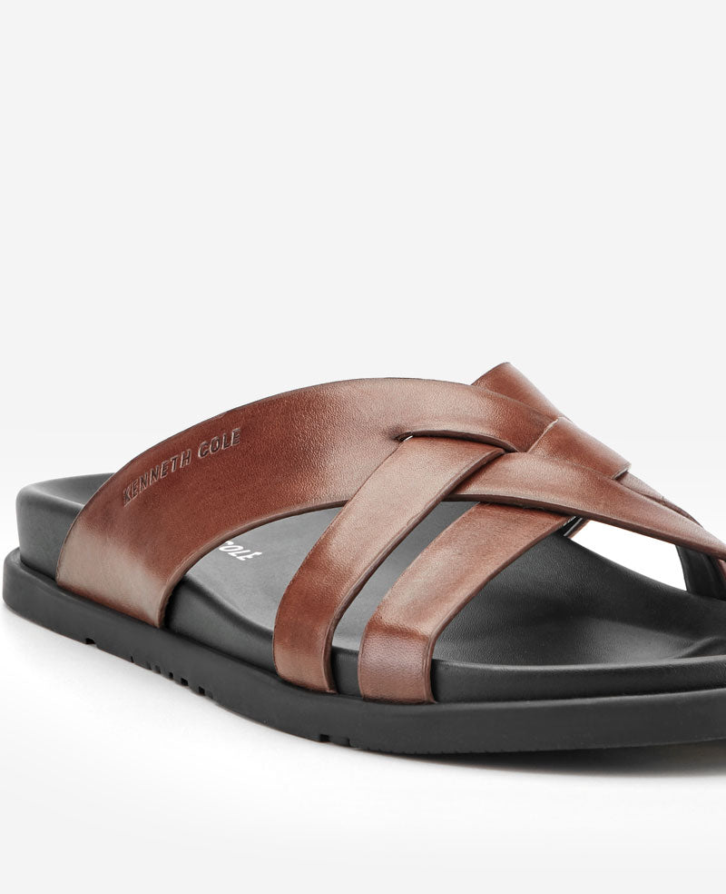 Kenneth Cole Wooper Leather Sandal