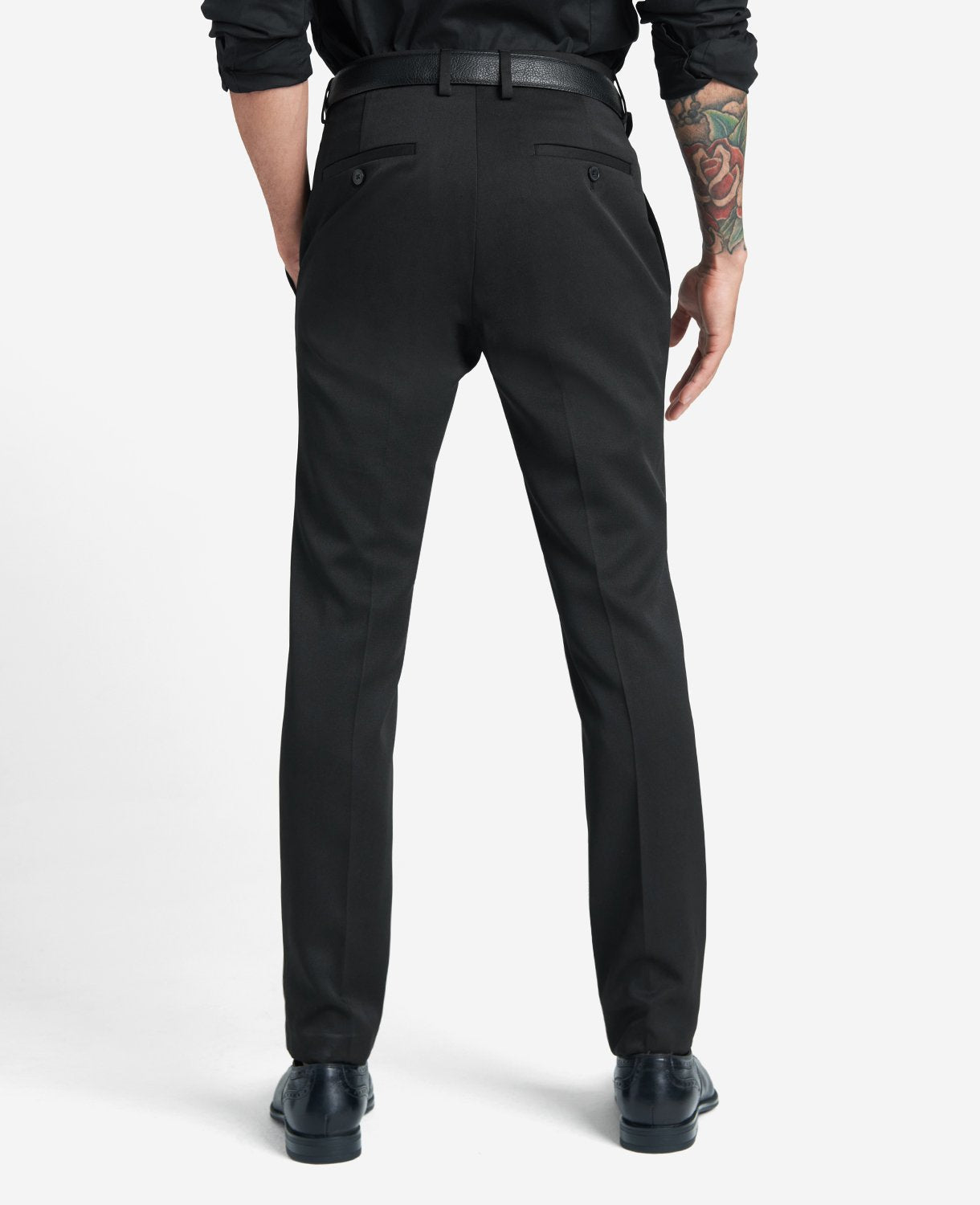 Kenneth Cole Shop Slim-Fit Stretch Dress Pant – Black | Kenneth Cole