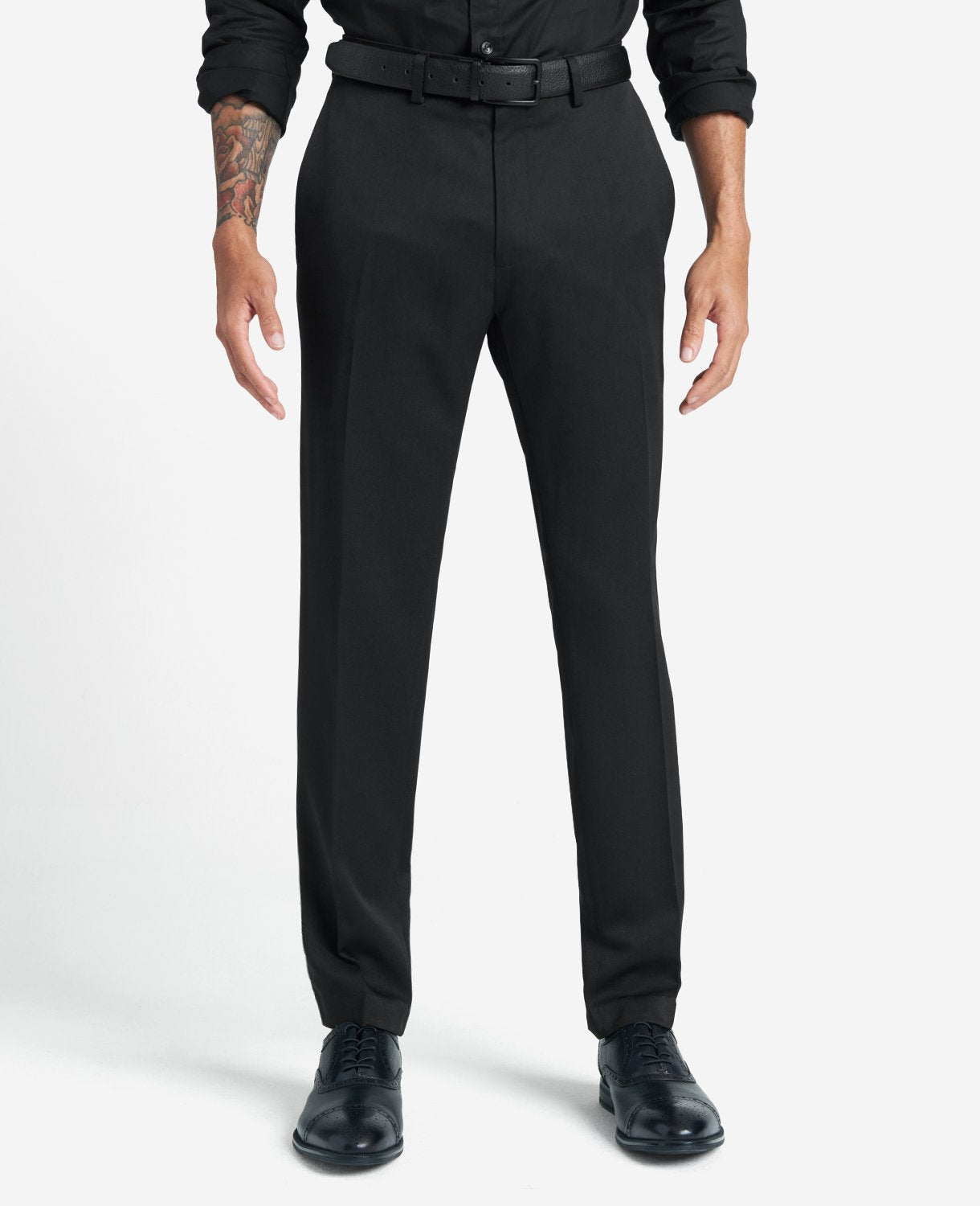 Kenneth Cole Shop Slim-Fit Stretch Dress Pant – Black | Kenneth Cole