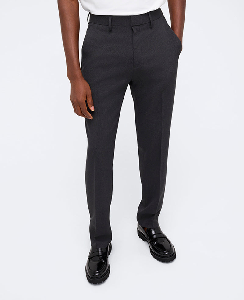 Kenneth Cole Shop Slim-Fit Tic Weave Dress Pant – Charcoal | Kenneth Cole
