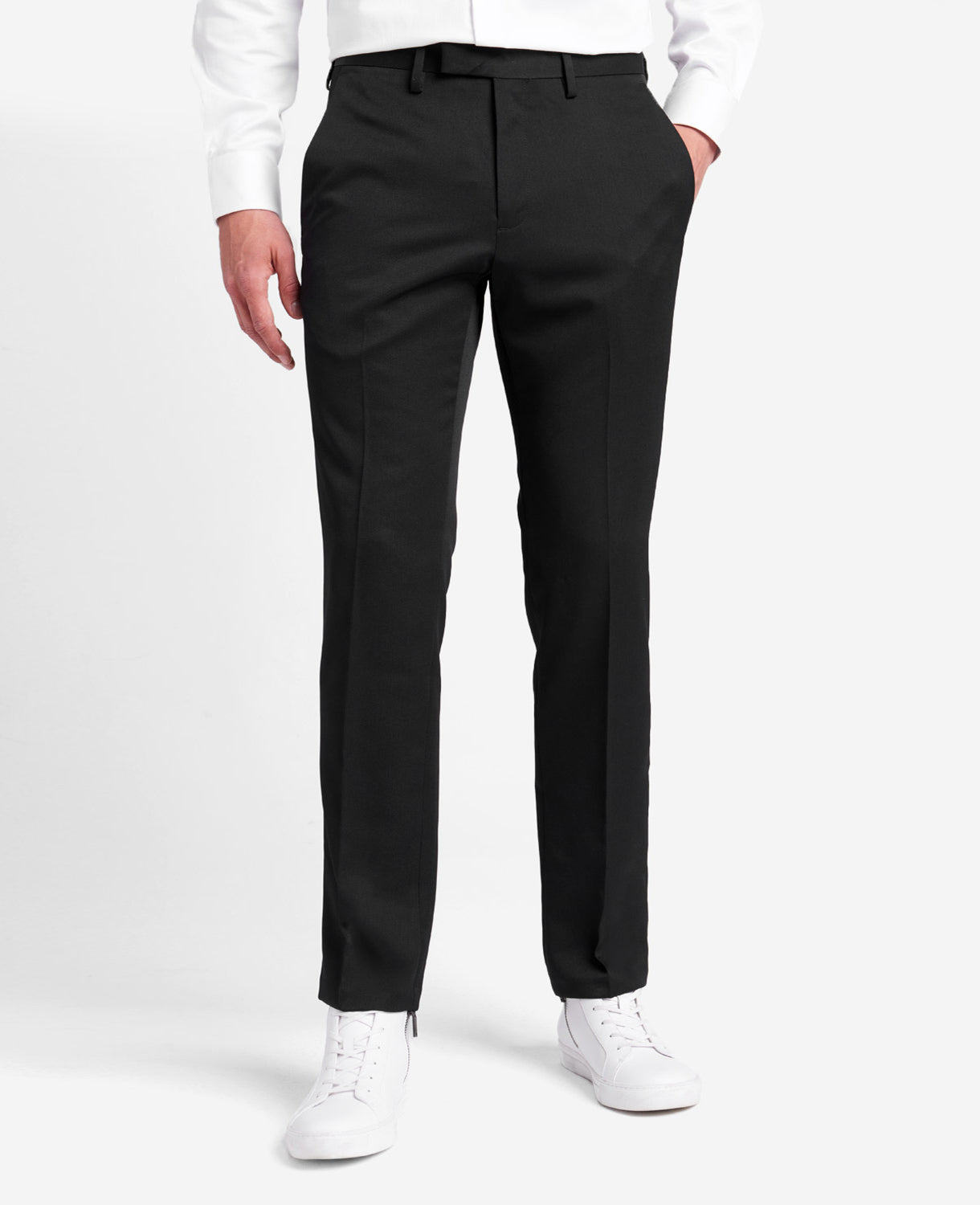Kenneth Cole Shop Urban Heather Slim-Fit Dress Pant, Black | Kenneth Cole