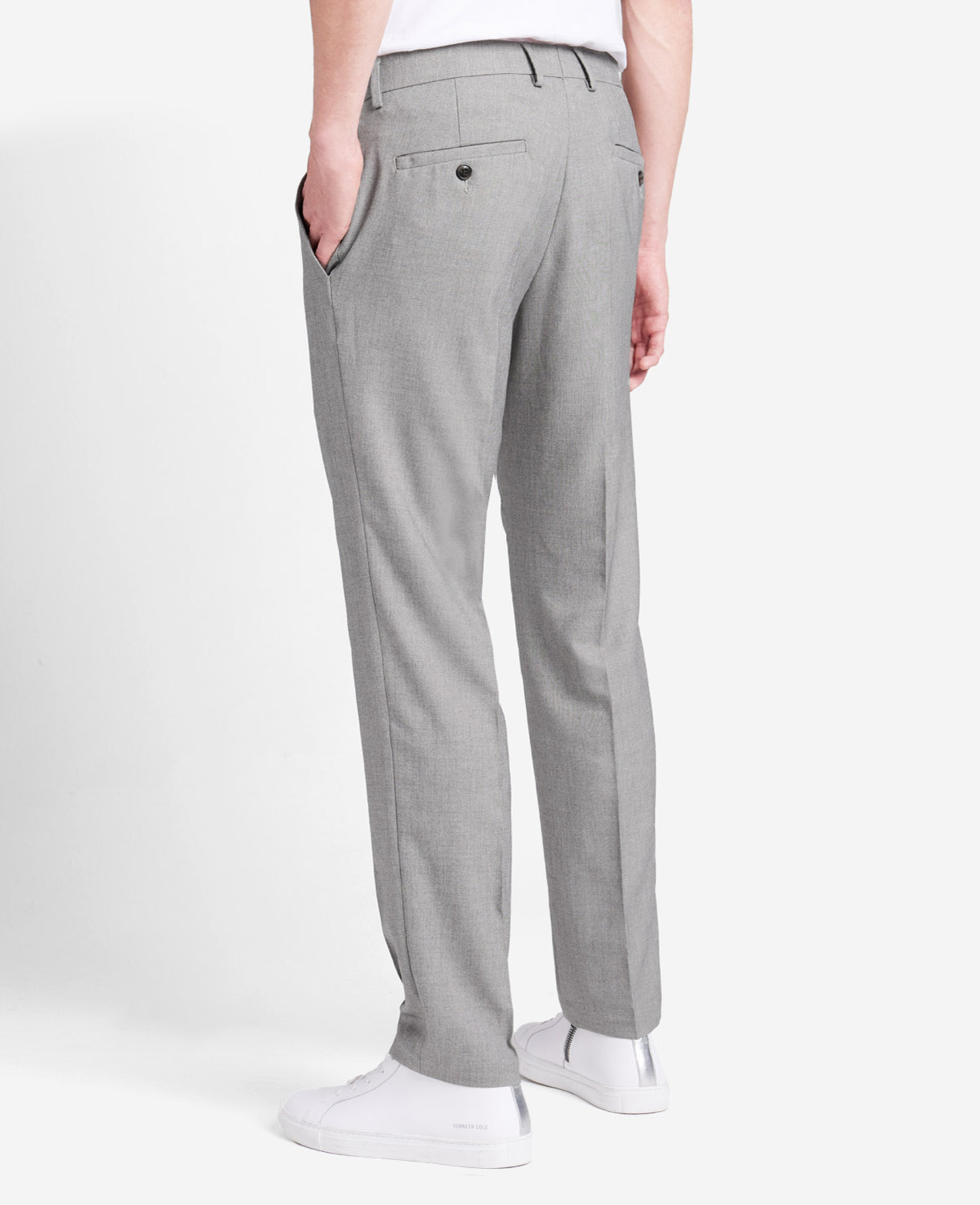 Kenneth Cole Shop Men's Stretch Modern-Fit Dress Pant, Oatmeal | KC