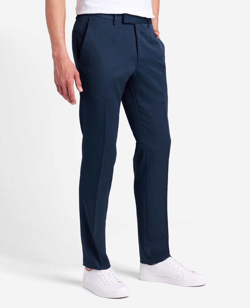 Kenneth Cole Shop Urban Heather Slim-Fit Dress Pant – Blue | Kenneth Cole