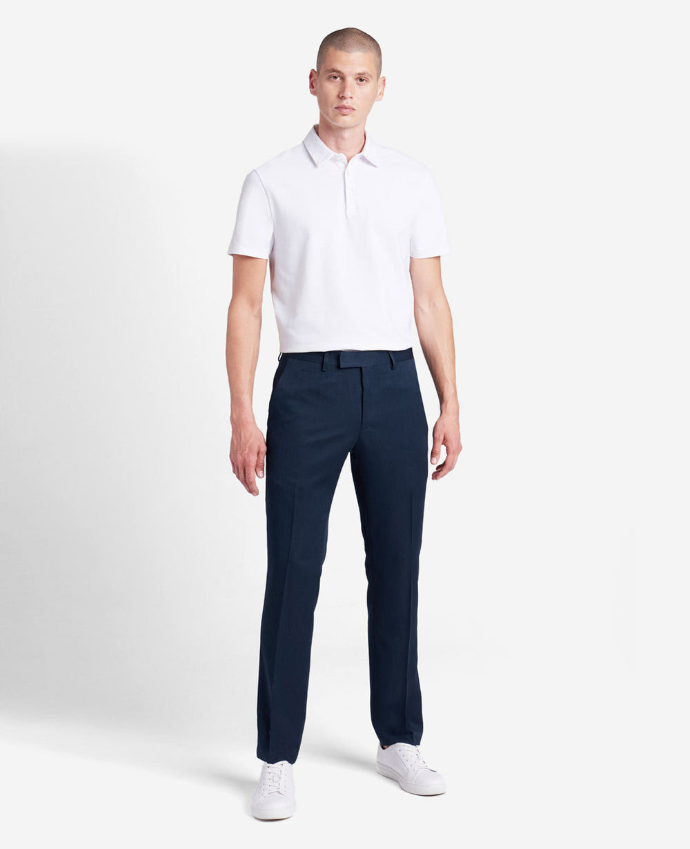 Kenneth Cole Shop Urban Heather Slim-Fit Dress Pant – Blue | Kenneth Cole