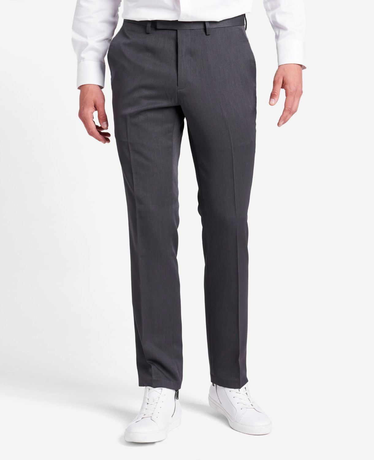 Kenneth Cole Shop Urban Heather Slim-Fit Dress Pant – Grey | Kenneth Cole