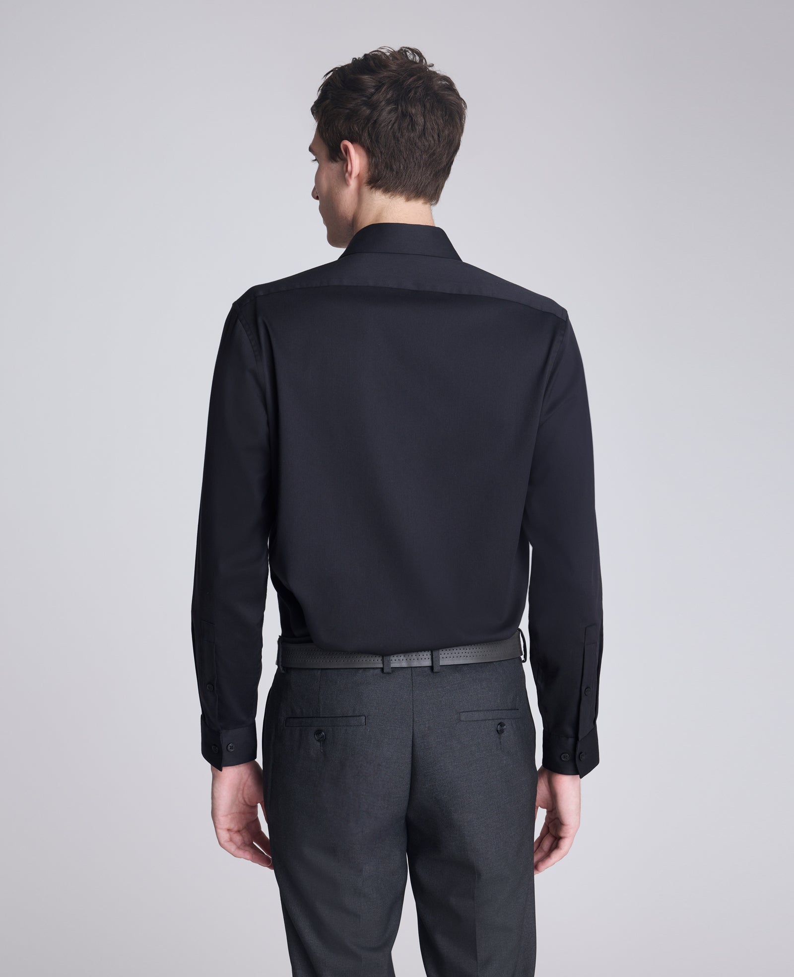 Kenneth Cole Buy Men's REACTION Slim-Fit Button-Down Dress Shirt, Black