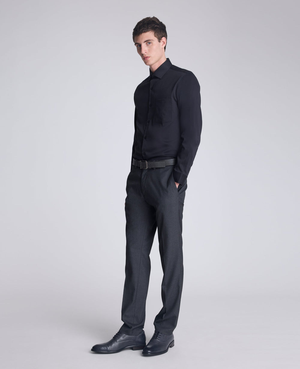 Kenneth Cole Buy Men's REACTION Slim-Fit Button-Down Dress Shirt, Black