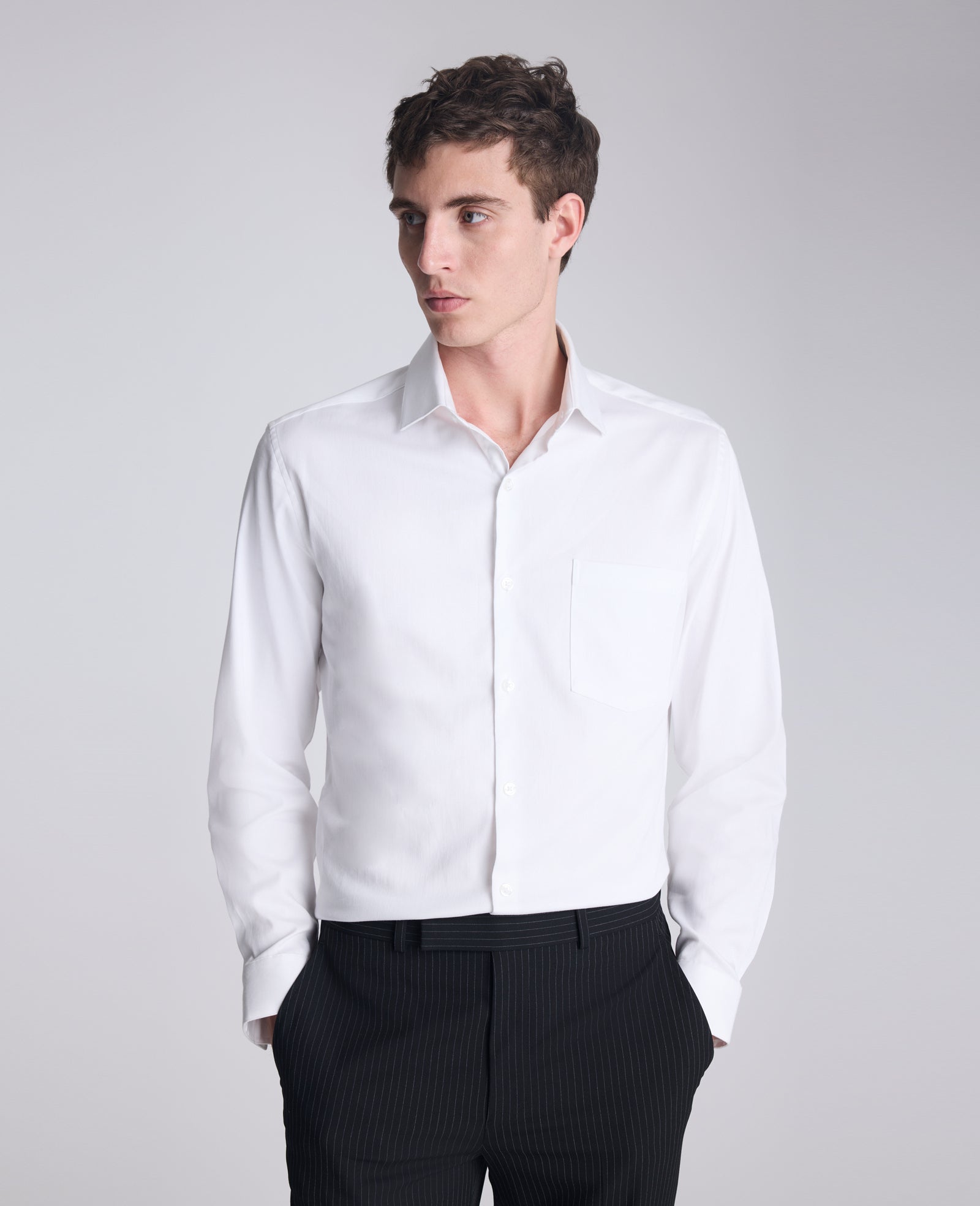 Kenneth Cole Buy Men's REACTION Slim-Fit Button-Down Dress Shirt, White