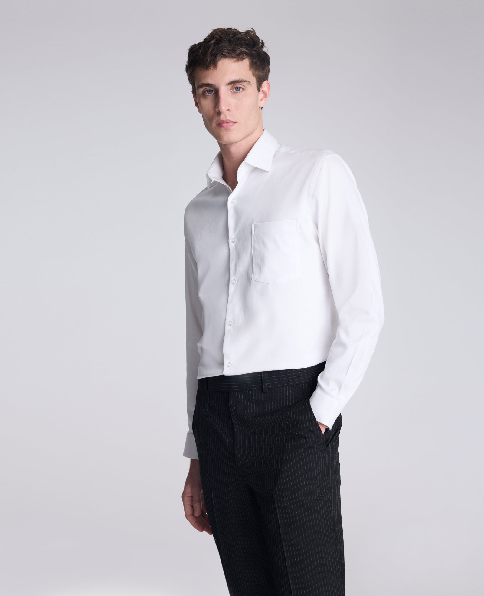 Kenneth Cole Buy Men's REACTION Slim-Fit Button-Down Dress Shirt, White