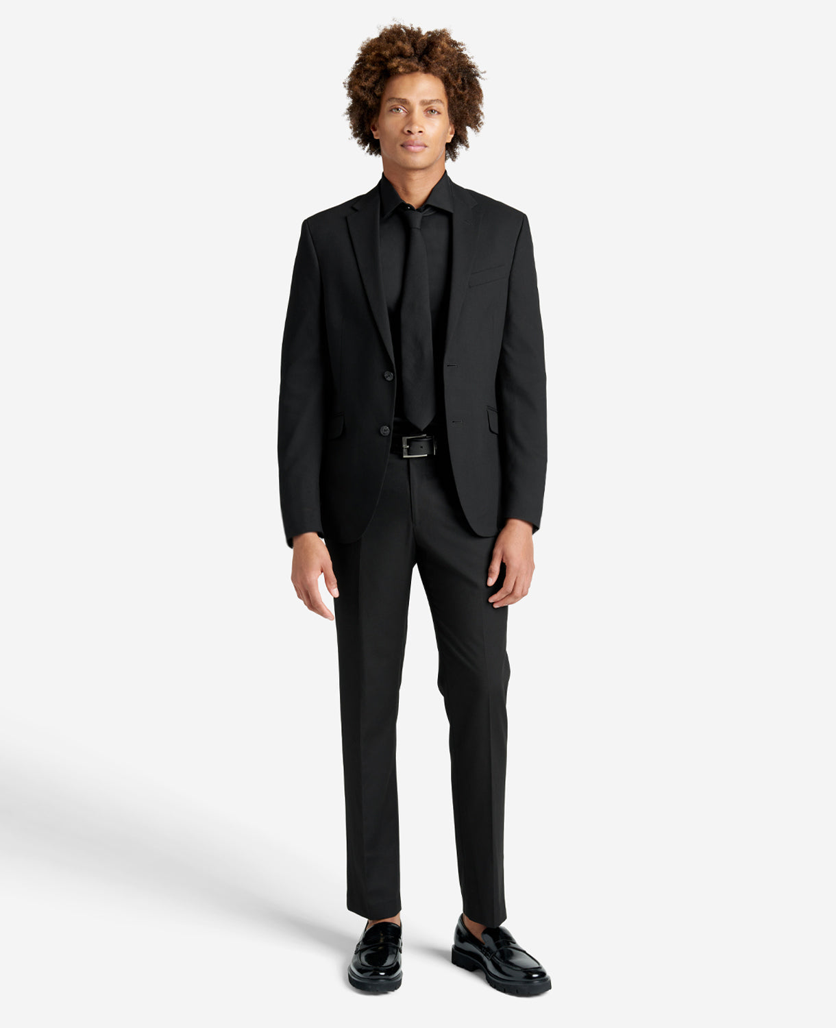 Kenneth Cole Shop Men’s Slim Fit Stretch Dress Shirt – Black | Kenneth Cole