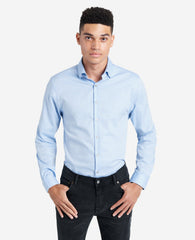 Kenneth Cole Slim-Fit Button-Down Stretch Dress Shirt with TEK FIT