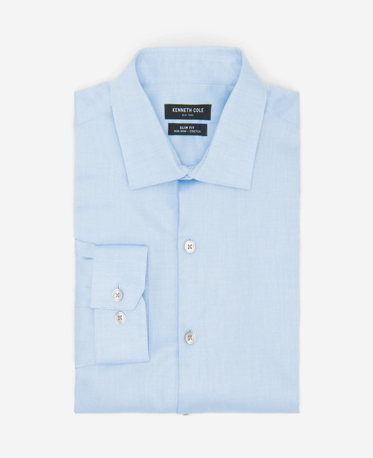 Kenneth Cole Slim-Fit Button-Down Stretch Dress Shirt with TEK FIT