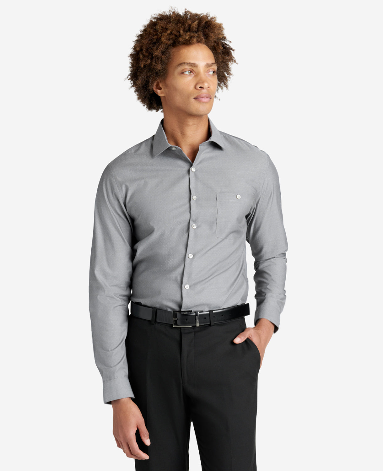 Kenneth Cole Shop Slim-Fit Stretch Dress Shirt with TEKFIT | Kenneth Cole