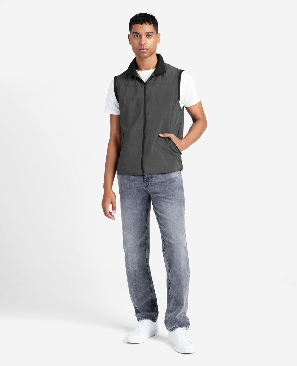 Kenneth Cole Shop Men’s Lightweight Water-Resistant Vest – Charcoal | KC