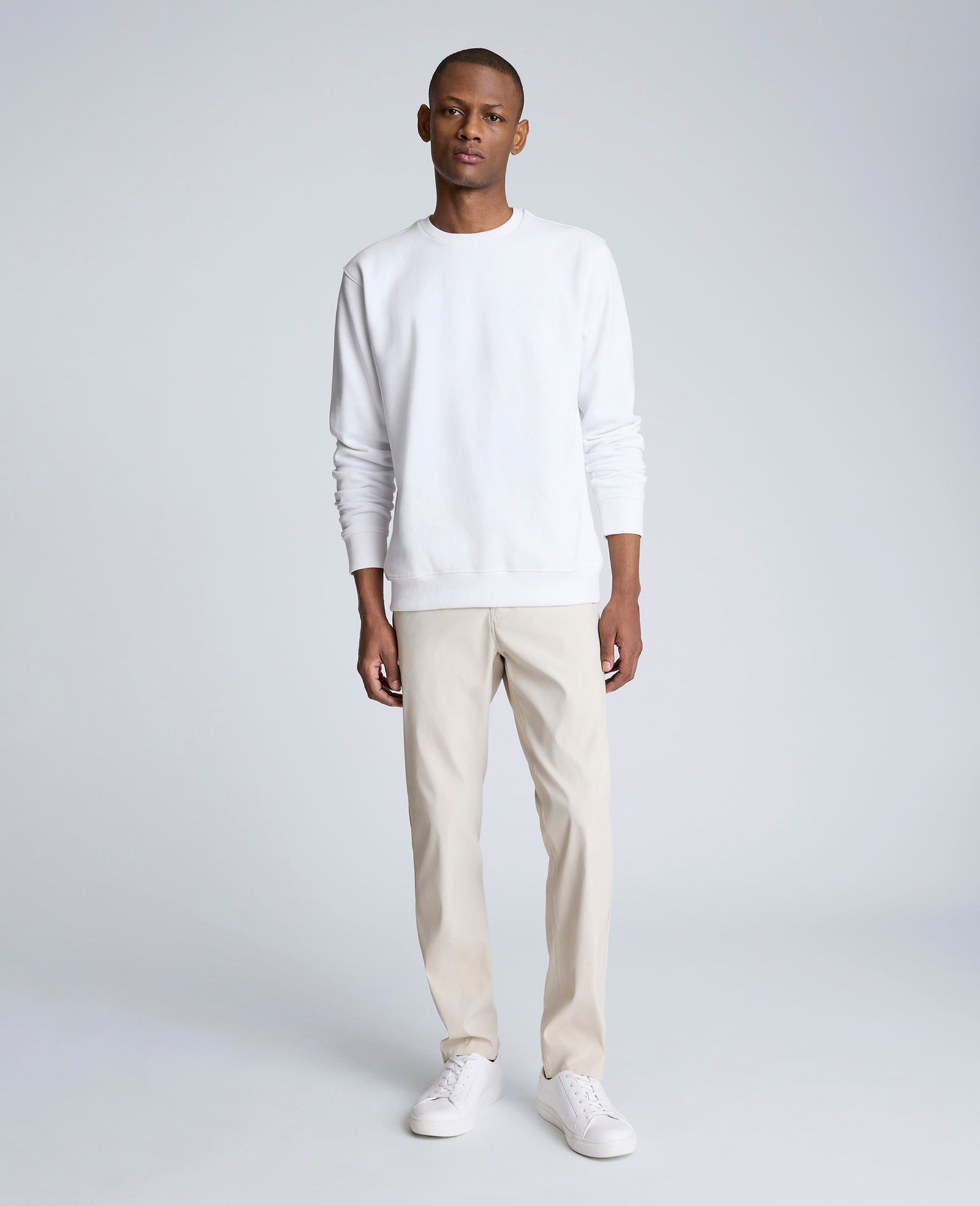 Kenneth Cole Shop Original Slim 5-Pocket Pant in Off White | Kenneth Cole