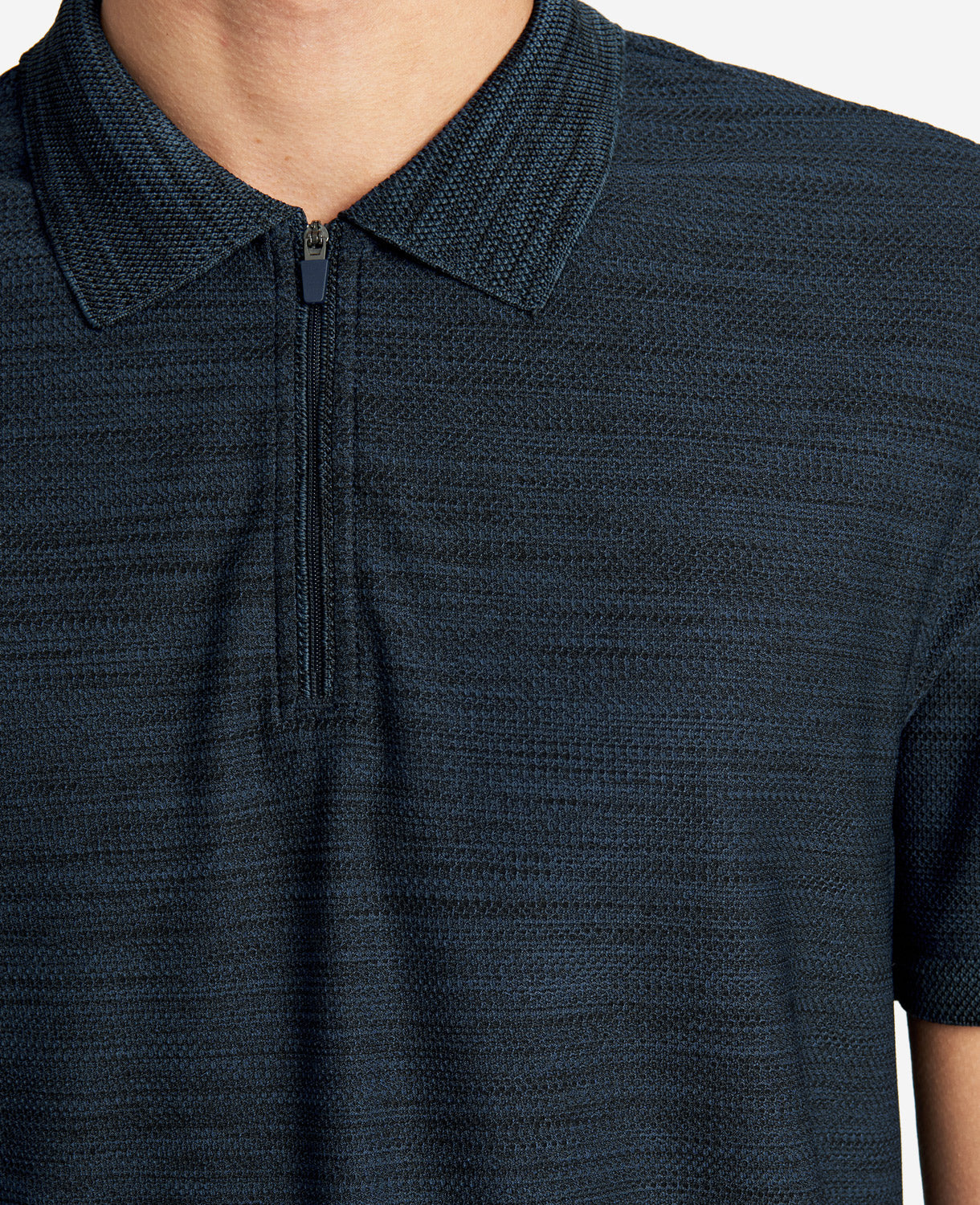 Kenneth Cole Shop Zip-Up Knit Polo – Soft & Breathable Men’s Shirt | KC