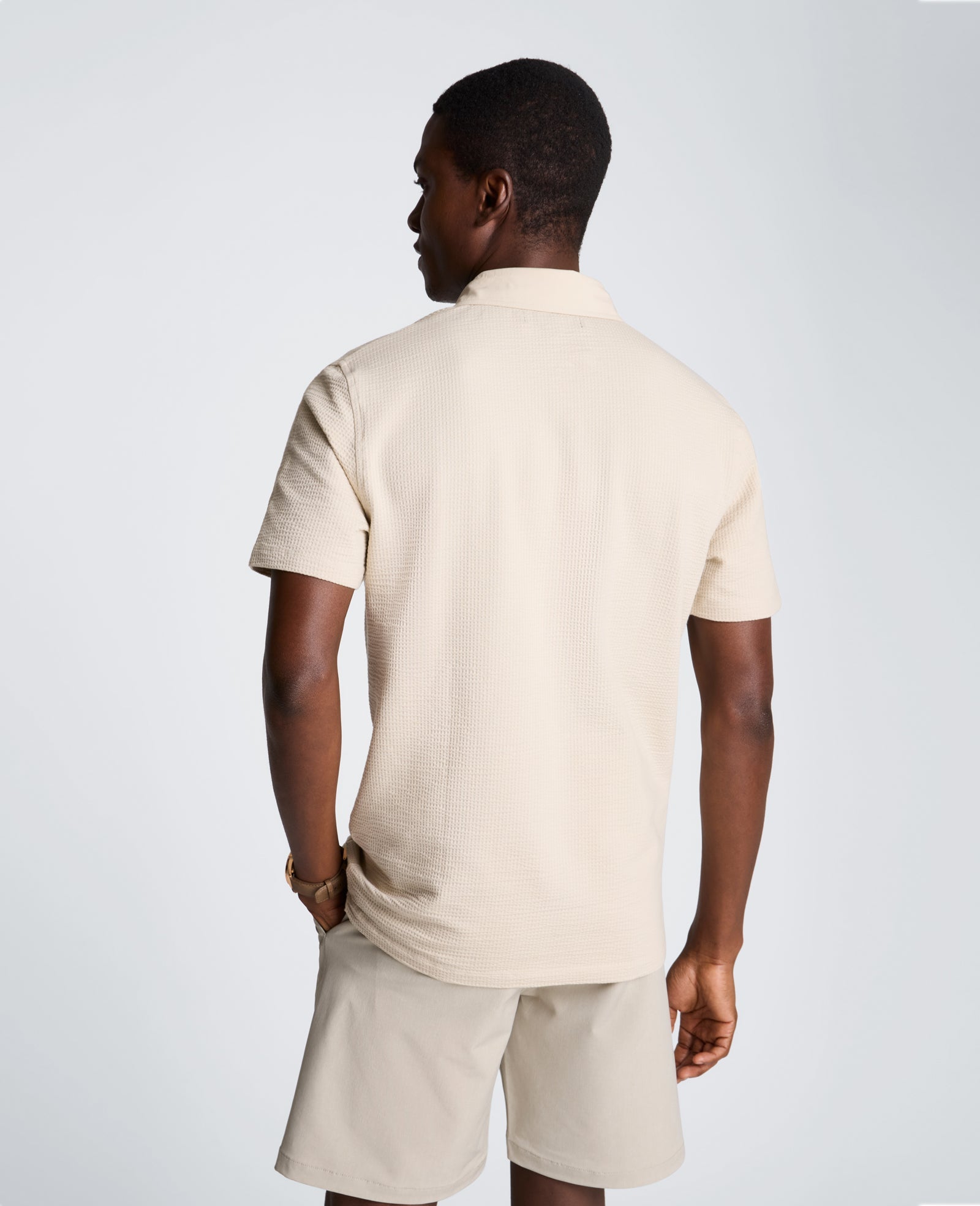 Kenneth Cole Mixed Media Polo