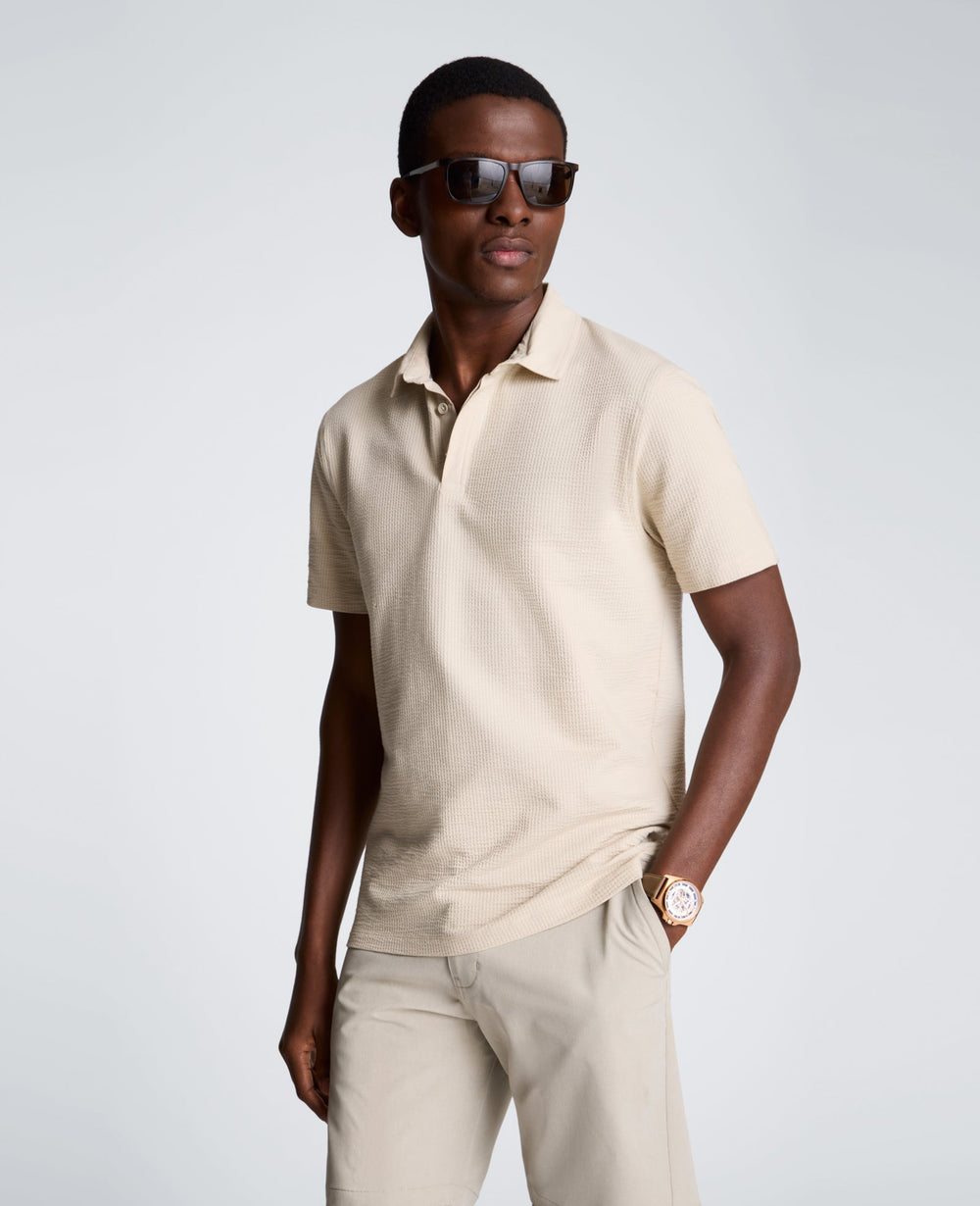 Kenneth Cole Mixed Media Polo