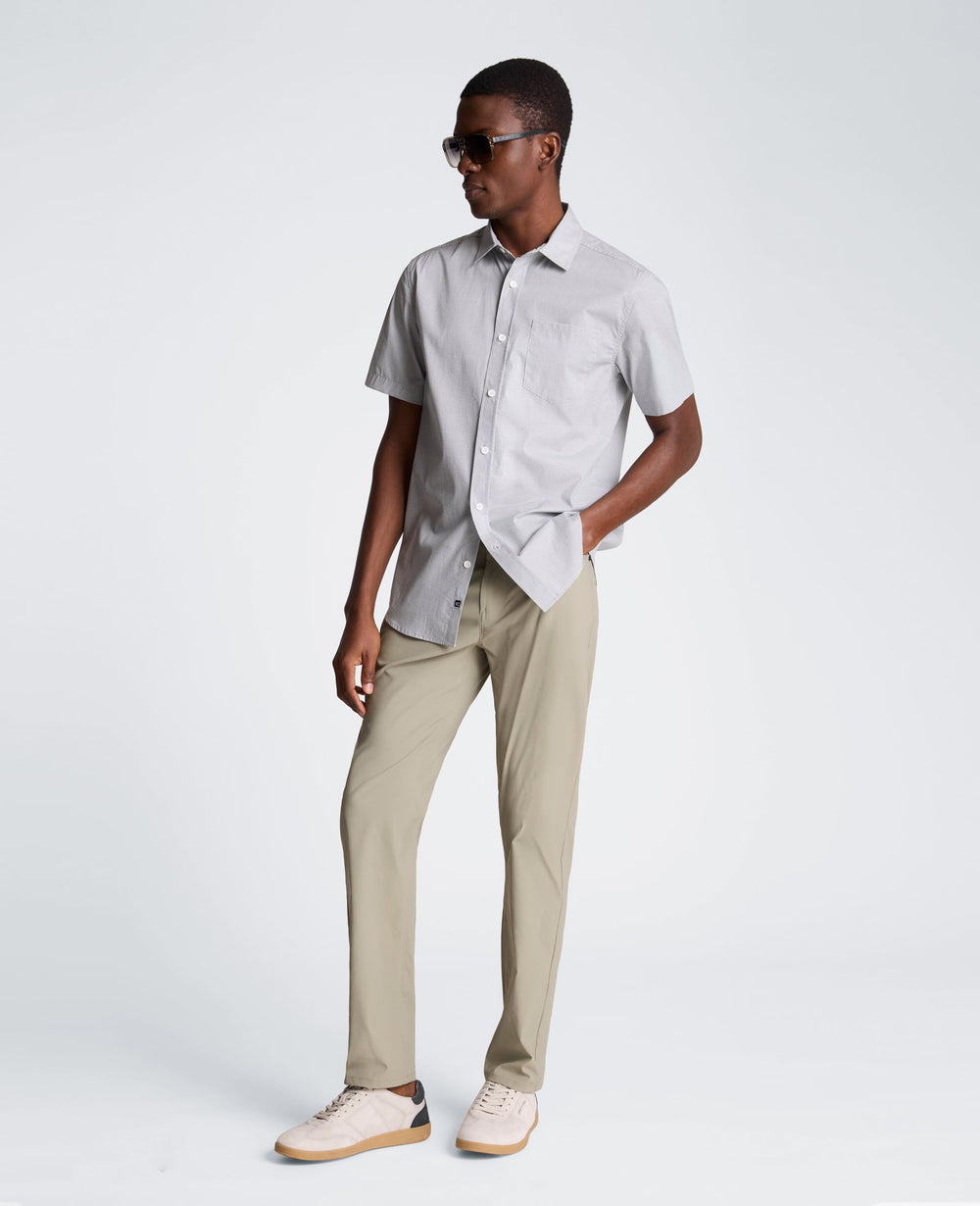 Kenneth Cole Short Sleeve Sport Shirt with Chest Pocket