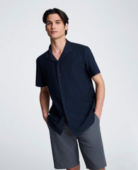 Kenneth Cole Knit Camp Shirt