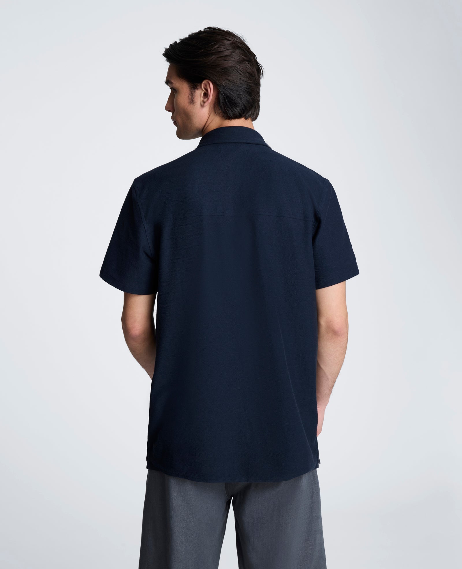 Kenneth Cole Knit Camp Shirt