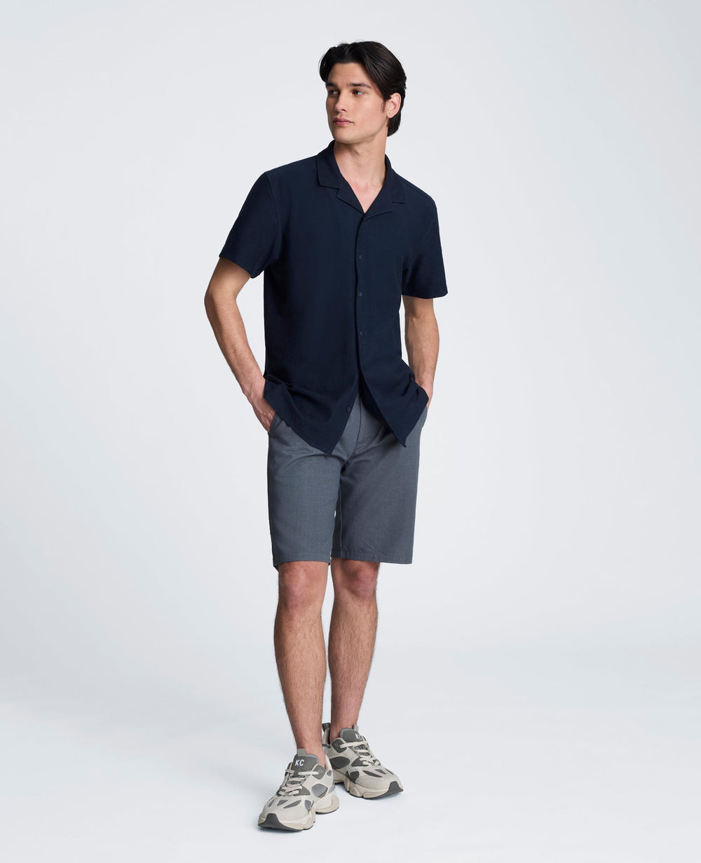 Kenneth Cole Knit Camp Shirt