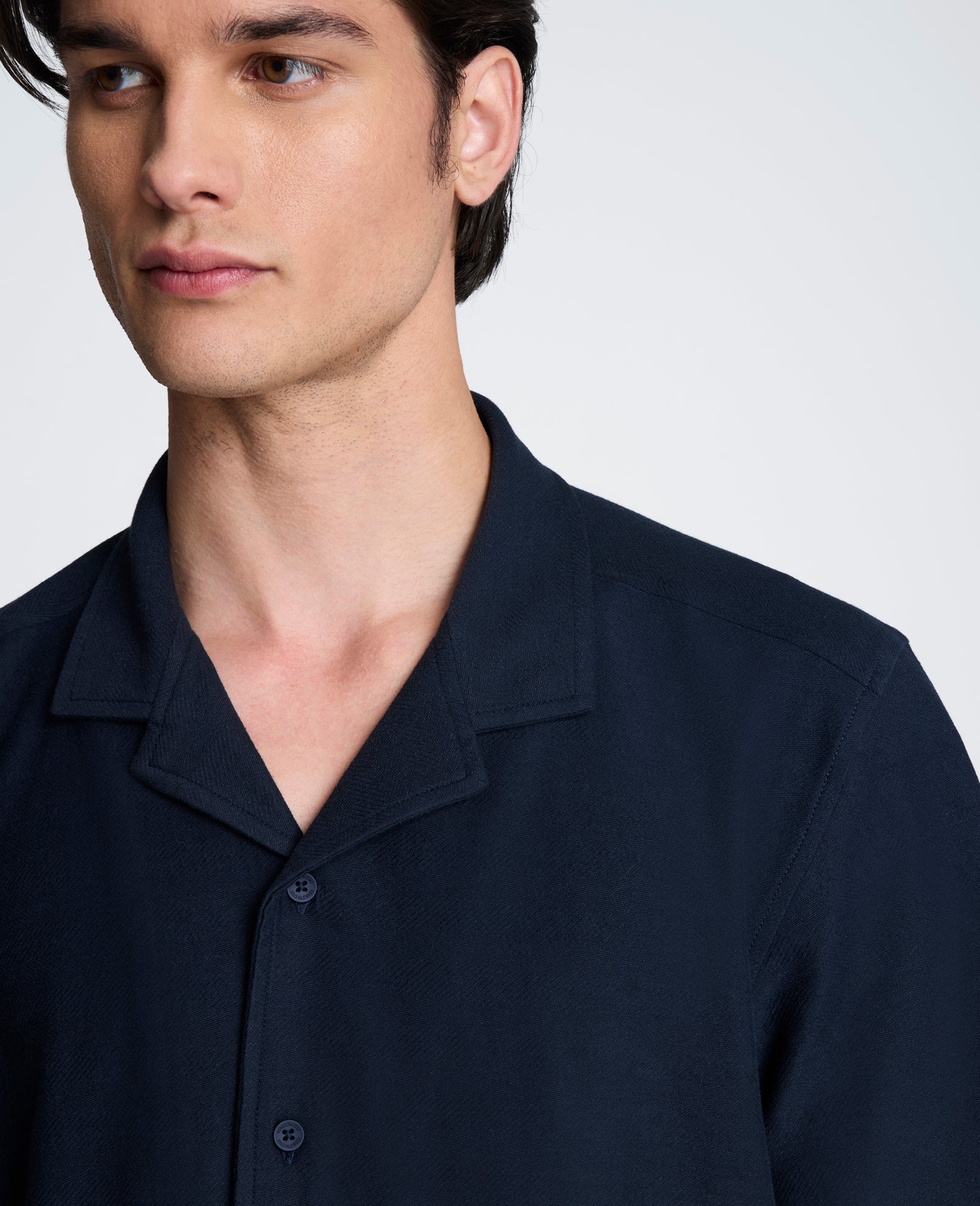 Kenneth Cole Knit Camp Shirt
