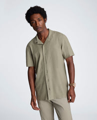 Kenneth Cole Knit Camp Shirt
