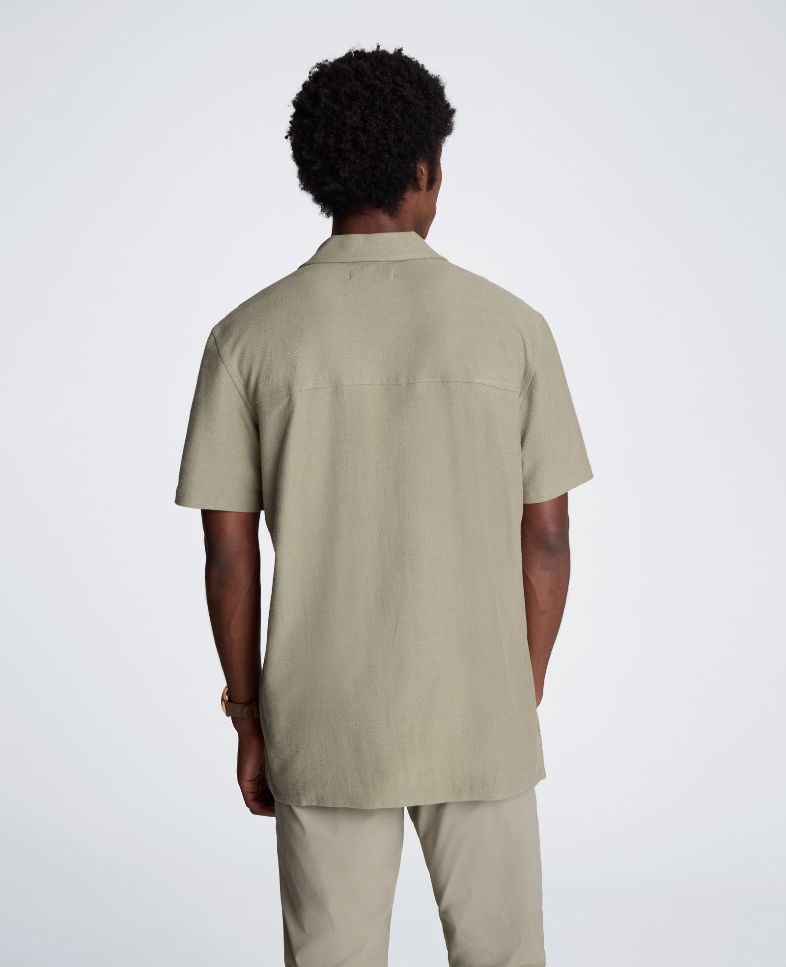 Kenneth Cole Knit Camp Shirt