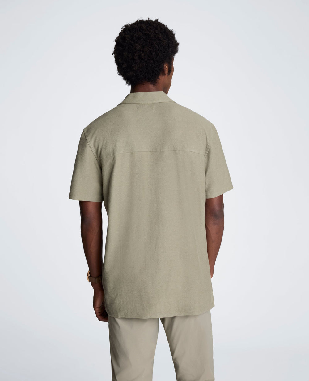 Kenneth Cole Knit Camp Shirt