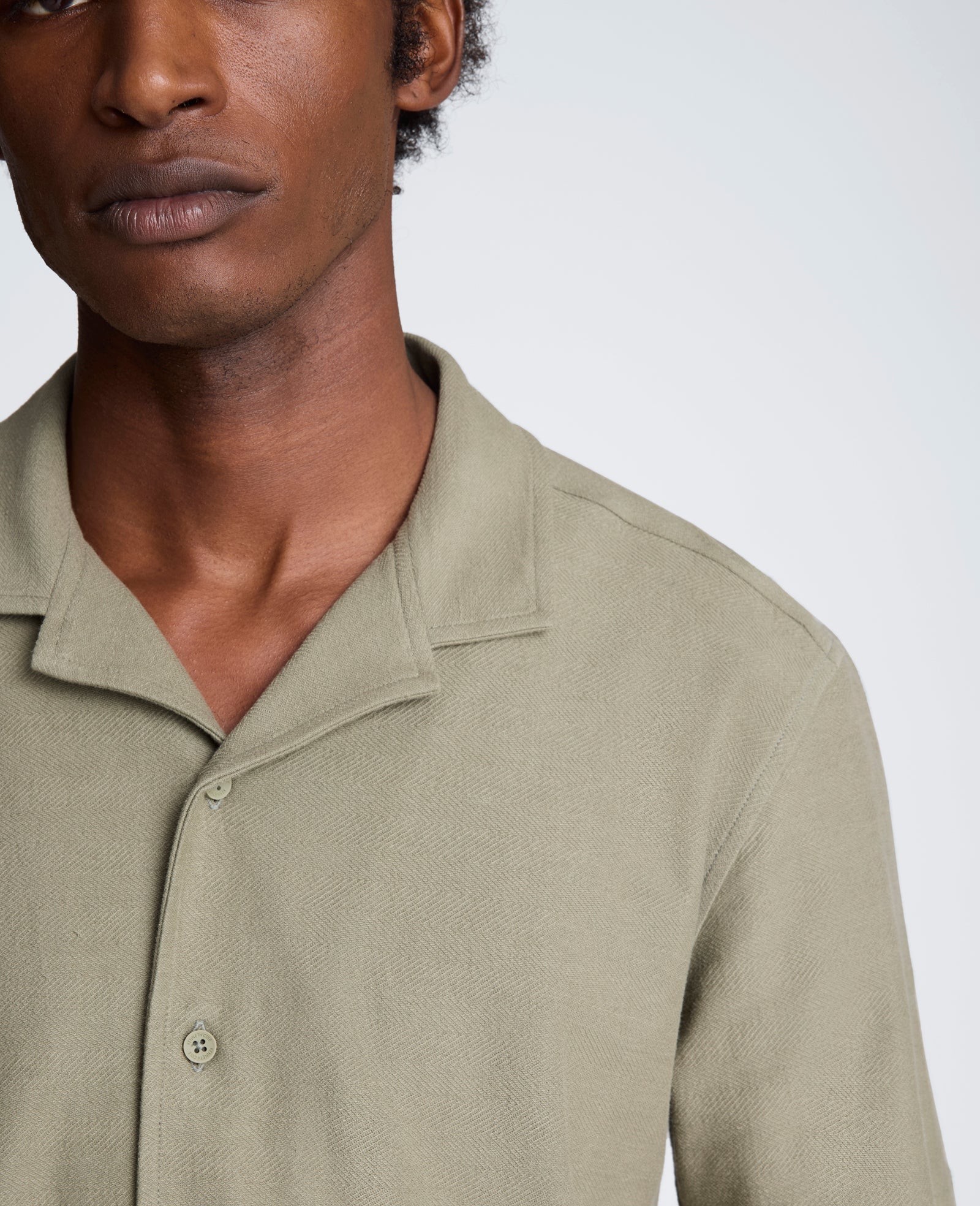 Kenneth Cole Knit Camp Shirt