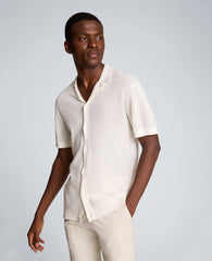 Kenneth Cole Knit Camp Shirt