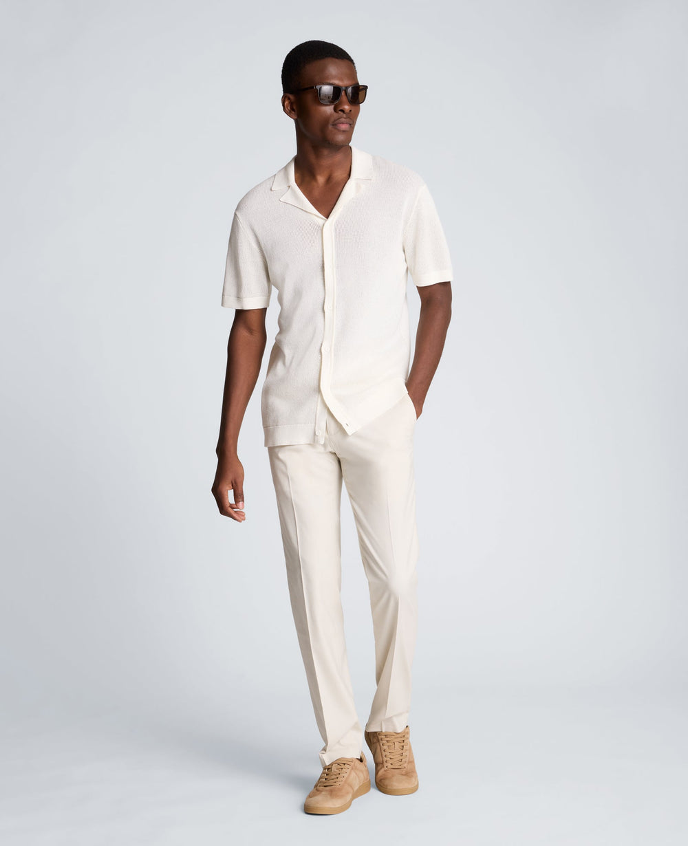 Kenneth Cole Knit Camp Shirt