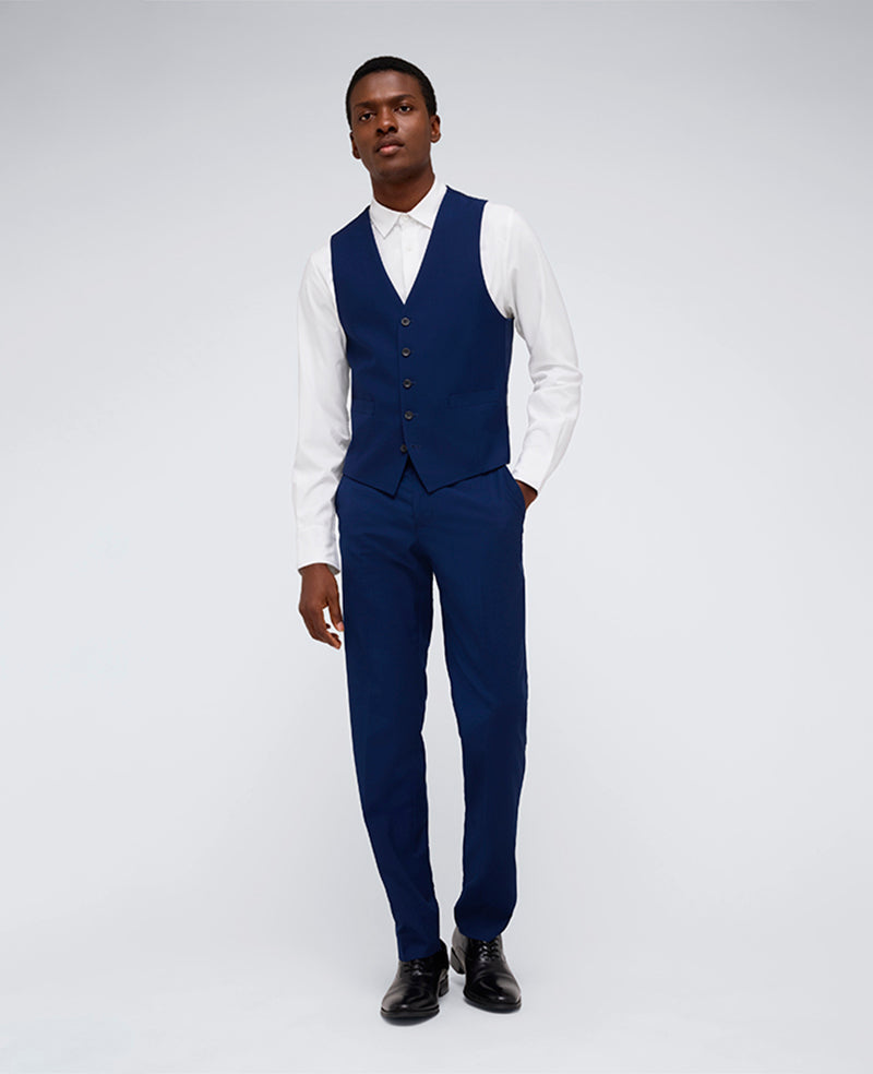 Kenneth Cole Shop Blue Slim-Fit Suit Vest for Men – Kenneth Cole Reaction