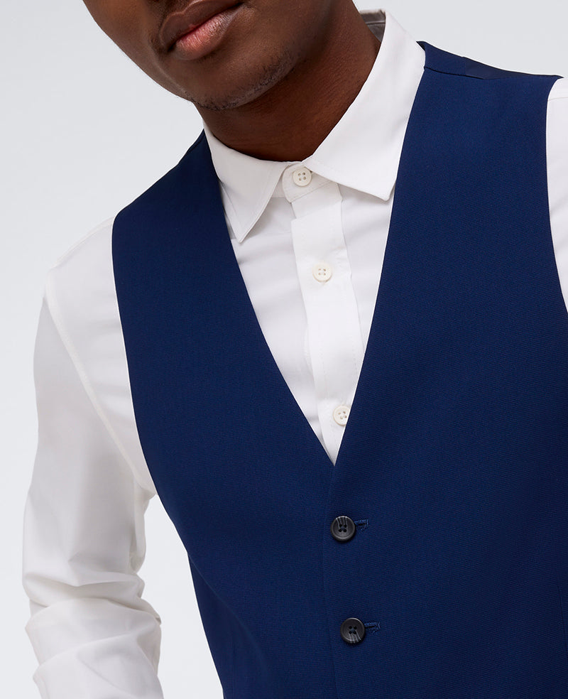 Kenneth Cole Shop Blue Slim-Fit Suit Vest for Men – Kenneth Cole Reaction