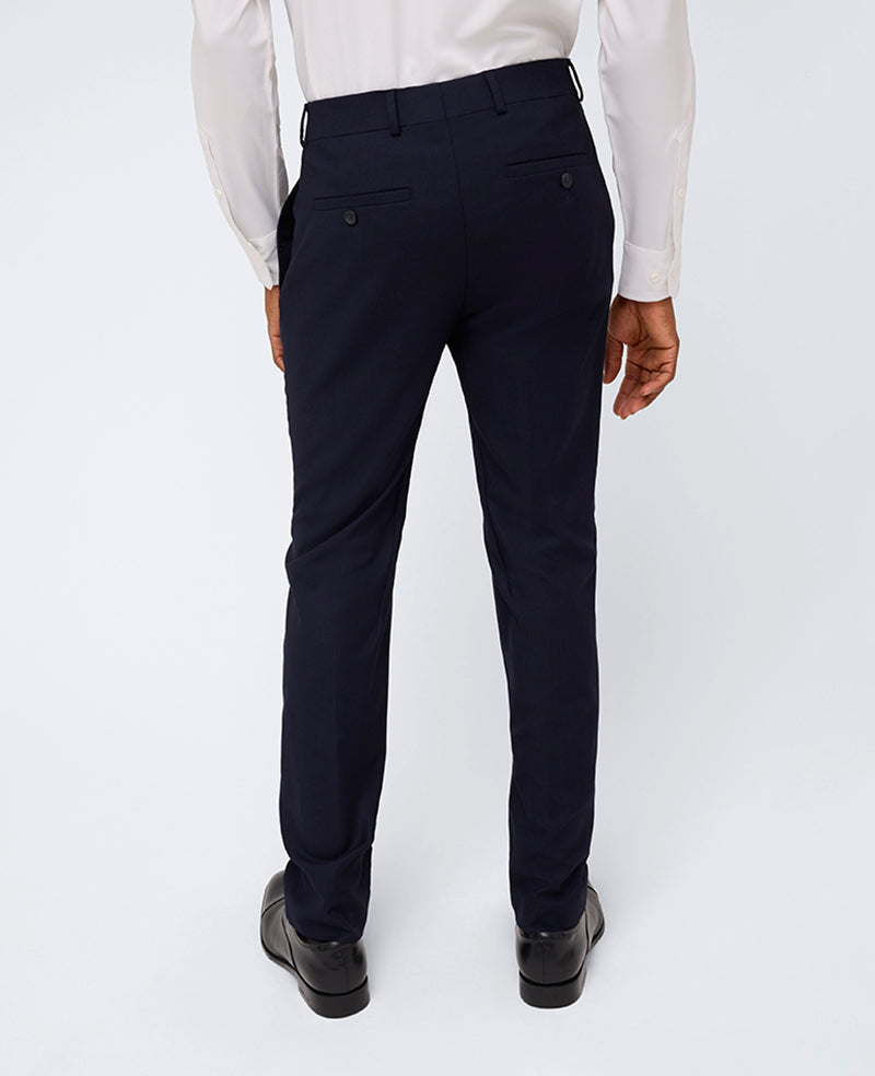 Kenneth Cole Shop Navy Slim-Fit Suit Pants – Kenneth Cole Ready Flex