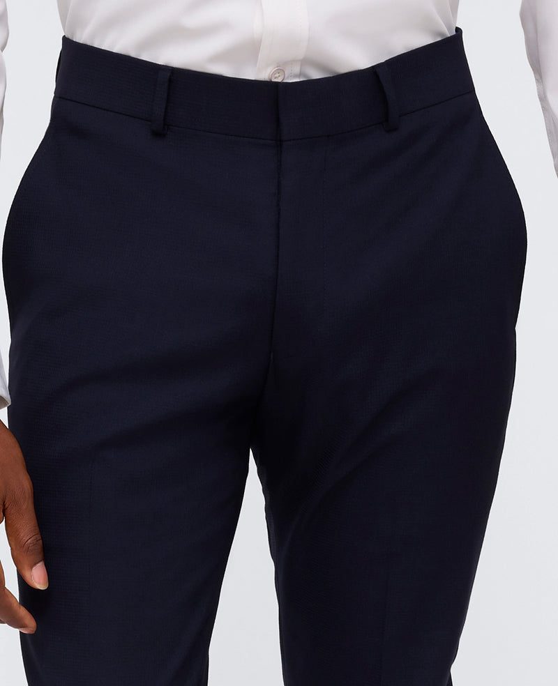 Kenneth Cole Shop Navy Slim-Fit Suit Pants – Kenneth Cole Ready Flex