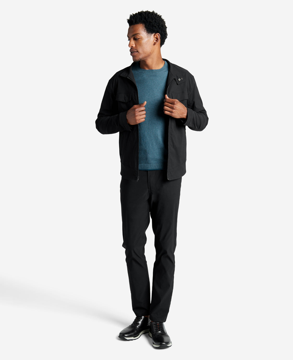 Kenneth Cole Men’s Navy Pullover Hoodie – Classic Fit | Kenneth Cole