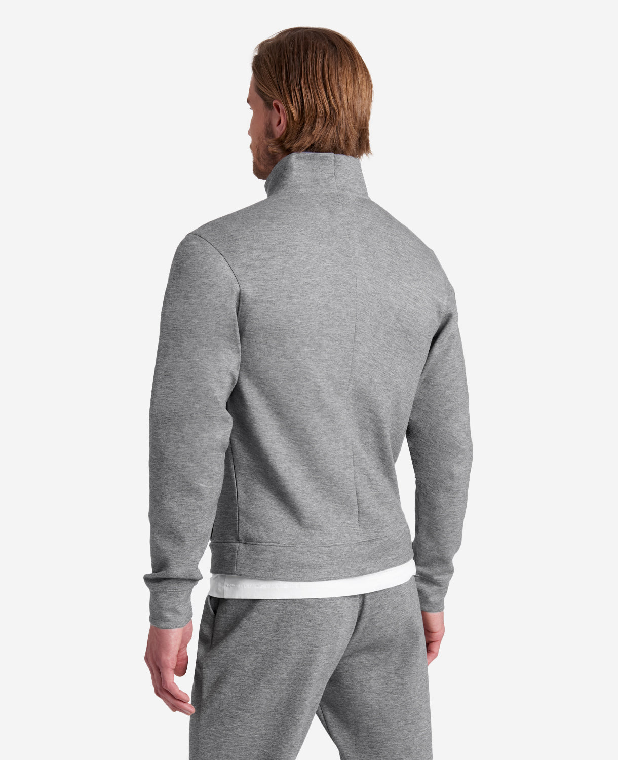 Kenneth Cole Quarter-Zip Mock Knit Jacket