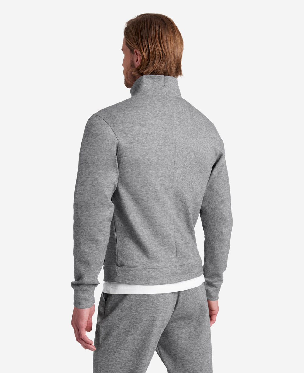 Kenneth Cole Quarter-Zip Mock Knit Jacket