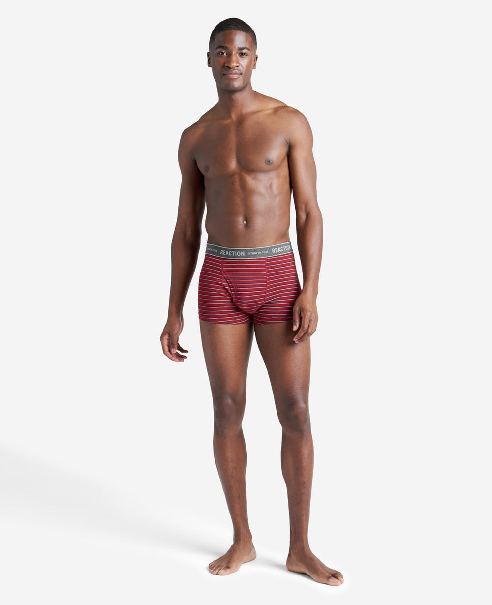 Kenneth Cole 3-Pack Stretch Boxer Briefs – Black/Cabernet | Kenneth Cole