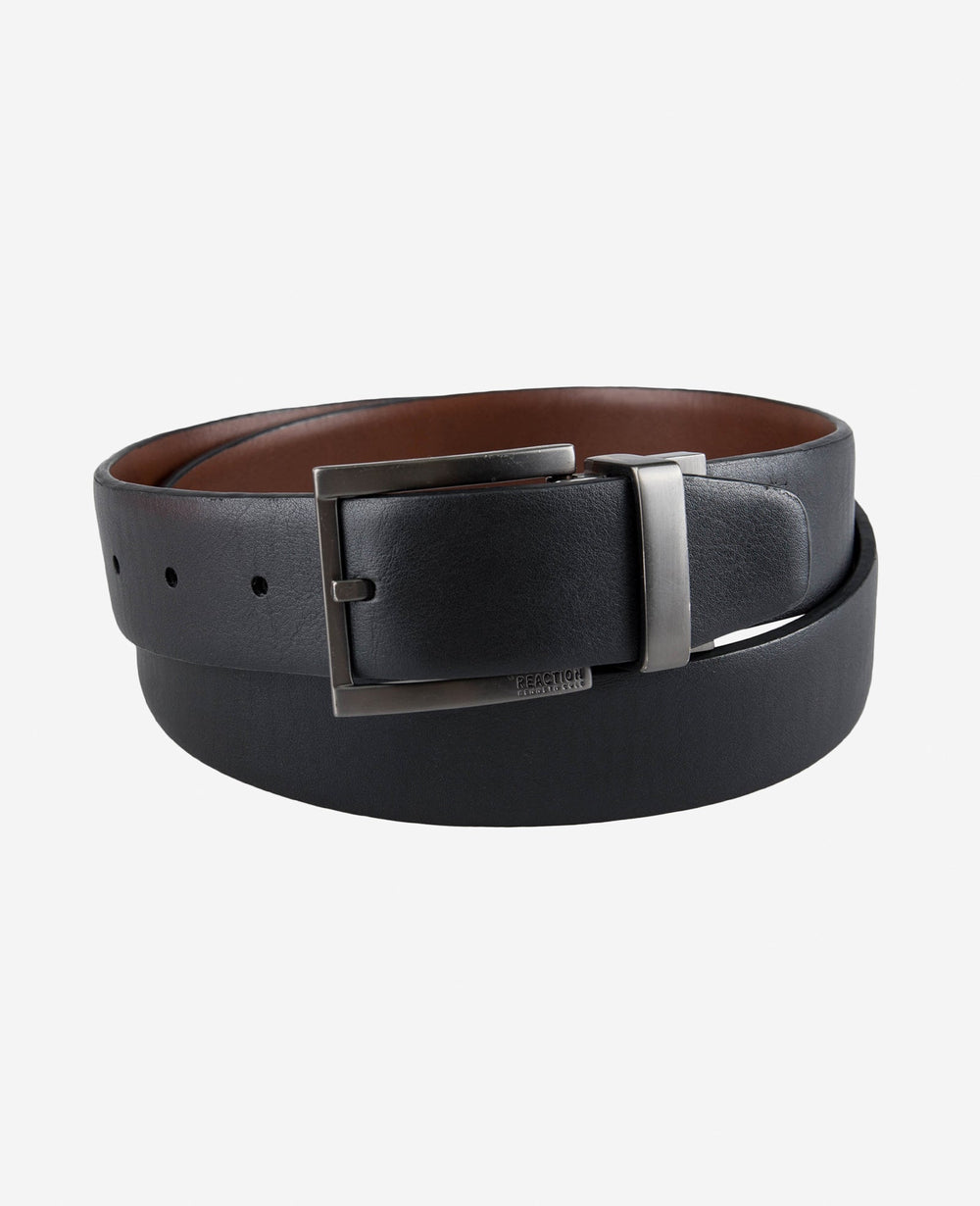 Kenneth Cole Stretch Reversible Logo Inset Tab Belt